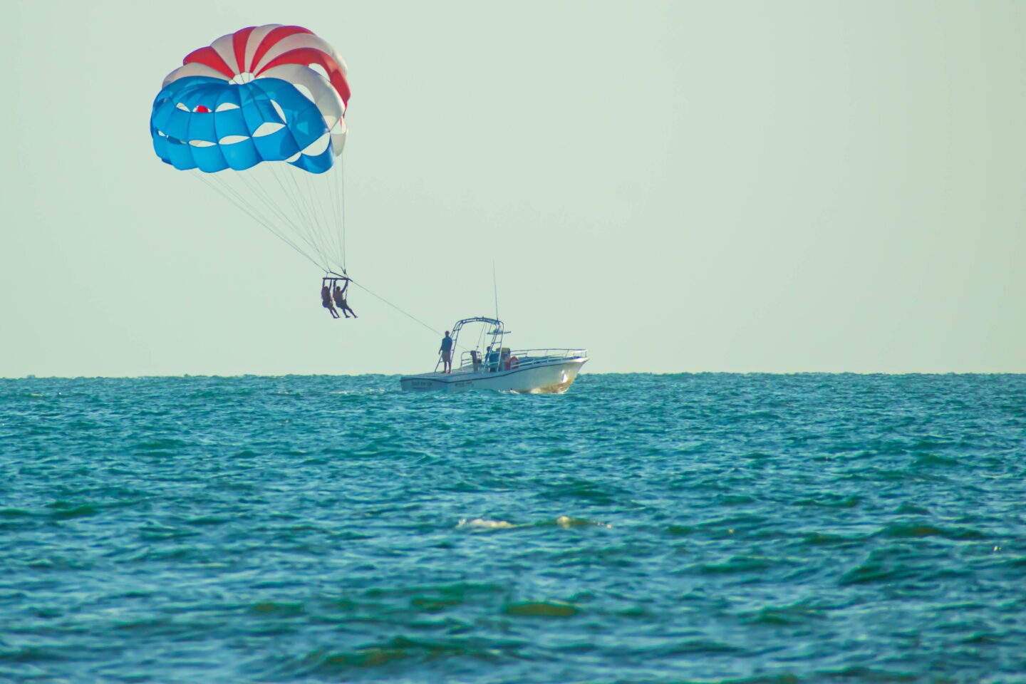 Parasailing at clearwater beach florida